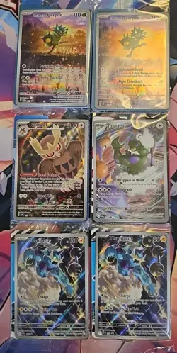 Pokemon Sealed ETB Promo Card Lot - 6 PACKS! 🔥 Twilight, Stellar, Black Bolt - Image 1