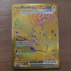 Pikachu EX Prismatic Evolutions Holo Hyper Rare Card 179/131 - Image 1