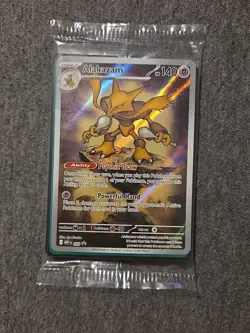 Pokemon TCG Alakazam 009 Holo Rare Black Star Sealed Promo Card NM - Image 1