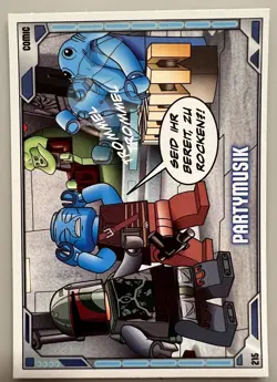 LEGO Star Wars Serie 3 Trading Card Nr. 215 - Partymusik - Image 1