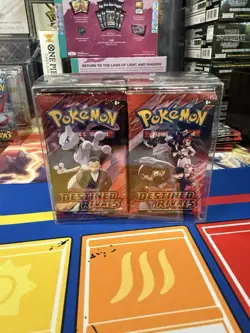36 x DESTINED RIVALS Sealed BOOSTER PACKS 10 Pokemon Cards Per Pack Same As Box - Image 1