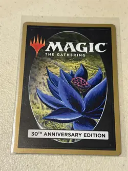 mtg Twiddle, 30th Anniversary edition black lotus card back, unplayed - Image 2