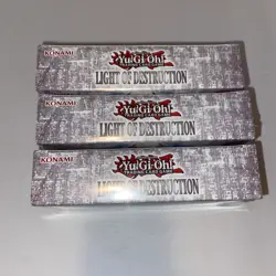 Yugioh Booster Box Light of Destruction Retail English Factory Sealed Lot Of 3 - Image 2