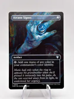 Arcane Signet 0653 Borderless Commander Masters CMM MTG NM - Image 1