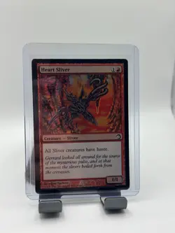 MTG, Heart Sliver FOIL MP $3 ORDER MIN 7 Premium Deck Series: Slivers Foil - Image 1