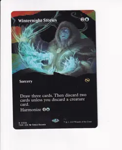 MAGIC MTG TARKIR DRAGONSTORM WINTERNIGHT STORIES BORDERLESS (TDC) - Image 1