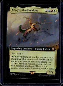 2023 Magic MTG Tales of Middle Earth Eowyn Shieldmaiden Foil #0086 - Image 1