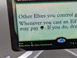 Leaf-Crowned Visionary (Extended Art) Dominaria United Foil - Image 2