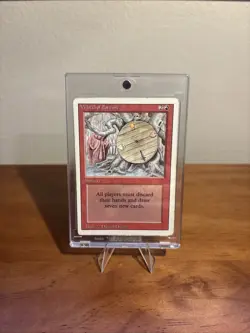 MTG Wheel of Fortune Revised Edition SUPER RARE MP - Image 1