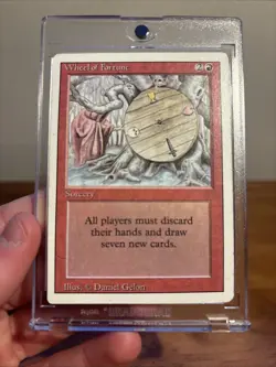 MTG Wheel of Fortune Revised Edition SUPER RARE MP - Image 3
