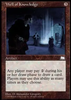 Hero Deal, English - 1 x MTG Well of Knowledge Weatherlight - Image 1