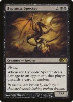 Hypnotic Specter - Magic 2010 (M10) Regular Magic the Gathering Near Mint NM - Image 1