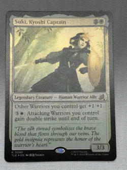 mtg foil Suki Kyoshi Captain, Avatar the Last Airbender Eternal, unplayed - Image 1