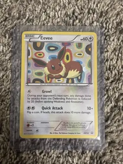 Pokemon TCG Eevee BW94 Black & White Promo Holo Card Lightly Played - Image 1