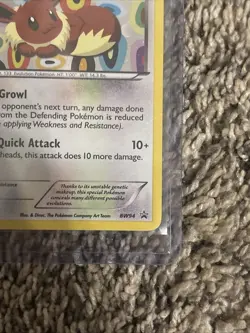 Pokemon TCG Eevee BW94 Black & White Promo Holo Card Lightly Played - Image 3