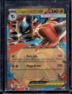 2025 Pokemon Black Star Promos Mega Lucario ex #012 - Image 1