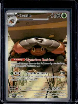 2025 Pokemon Destined Rivals Crustle #186/182 - Image 1