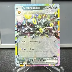 Umbreon EX 60/131 Double Rare Pokemon TCG Prismatic Evolutions NM - Image 1