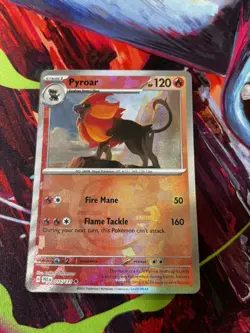 Pyroar 016/131 Master Ball Pattern: Prismatic Evolutions Pokemon TCG NM - Image 1