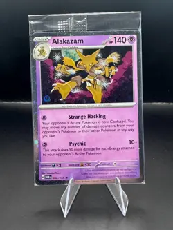 Alakazam 082/167 Cosmos Holo - Twilight Masquerade Promo SEALED - Pokemon TCG - Image 1