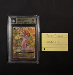 One Piece Nami SP ENG #OP08-106 Emperors in the New World OP09 BGS 10 PRISTINE - Image 2