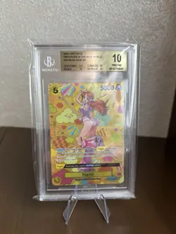 One Piece Nami SP ENG #OP08-106 Emperors in the New World OP09 BGS 10 PRISTINE - Image 3