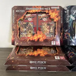 One Piece Illustration Box IB05 + IB06 Vol 5 & 6 - ENG Sealed NEW Lot Of 6! - Image 2