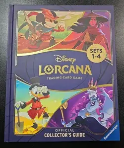 DISNEY LORCANA OFFICIAL COLLECTOR'S GUIDE: SETS 1-4 English New - Image 1