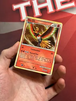 HO-OH HGSS01 Black Star Promo HeartGold SoulSilver Poster Pack Pokemon TCG card - Image 2