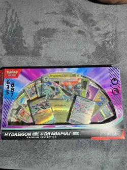 Pokemon TCG Hydreigon EX & Dragapult EX Premium Collection Box - Over 100 cards - Image 1
