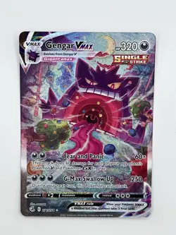 Gengar VMAX 271/264 Alt Art Secret Rare Fusion Strike Pokemon Card - Image 3