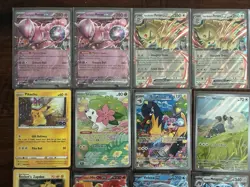 Pokemon English Lot [19] Cards, IR, EX, Promos Mewtwo, Mimikyu, Journey Together - Image 2