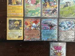 Pokemon English Lot [19] Cards, IR, EX, Promos Mewtwo, Mimikyu, Journey Together - Image 4