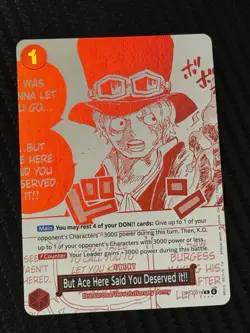 But Ace Here Said You! OP13-019 3rd Anniversary Treasure Event Card ENGLISH NM - Image 1