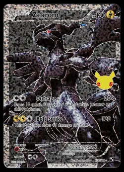 Pokemon Card - Zekrom Celebrations Classic Collection 114/114 Holo - Image 1