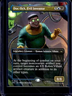 2025 Magic MTG Marvel's Spider-Man Doc Ock Evil Inventor Eternal Rare #0024 - Image 1