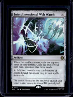 2025 Magic MTG Marvel's Spider-Man Interdimensional Web Watch Foil Rare #0165 - Image 1