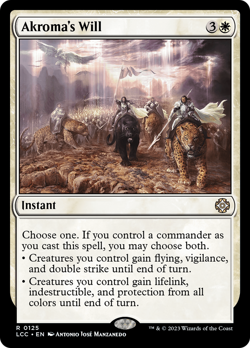 Akroma's Will [The Lost Caverns of Ixalan Commander] Magic MTG - Image 1