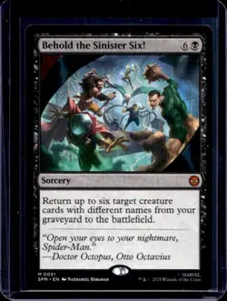 2025 Magic MTG Marvel's Spider-Man Behold Sinister Six! Foil #0051 - Image 1