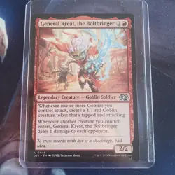 Magic: The Gathering Foundations Jumpstart General Kreat, the Boltbringer NM - Image 1