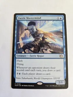 MTG - Faerie Mastermind - March of the Machine - Regular NM FREE SHIPPING 🔥 - Image 1