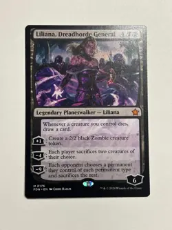 Liliana, Dreadhorde General Foundations Magic the Gathering MTG - Image 1
