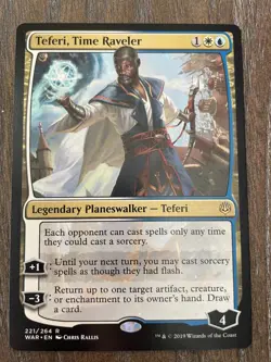 1x Teferi, Time Raveler (WAR) - NM - MTG Free Shipping - Image 1