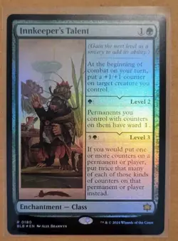 MTG | FOIL Innkeeper's Talent - Bloomburrow #180 | NM/M - Never Played - Image 1