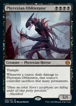 [1x] Phyrexian Obliterator Near Mint, English Phyrexia: All Will Be One MTG Magi - Image 1