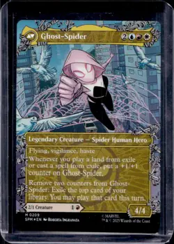 2025 Magic MTG Marvel's Spider-Man Gwen Stacy Ghost-Spider Foil #0209 - Image 1