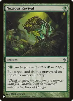 Noxious Revival - The List - NM - Magic The Gathering - MTG - Image 1
