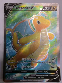 Dragonite V (Full Art) 076/078 Pokemon GO Holo - Image 1