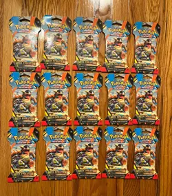 Pokemon ME1 Mega Evolution Sleeved Booster Pack Kangaskhan New Sealed Lot of 15 - Image 1