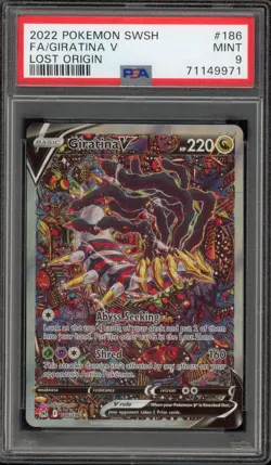 Pokemon Giratina V Lost Origin Full Alt Art #186 PSA 9 Mint - Image 1